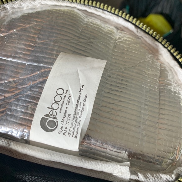 Jim Bean Black Promo Cooler lined small Canvas bag  And Coozie. 8”x11”x5” - Picture 10 of 10